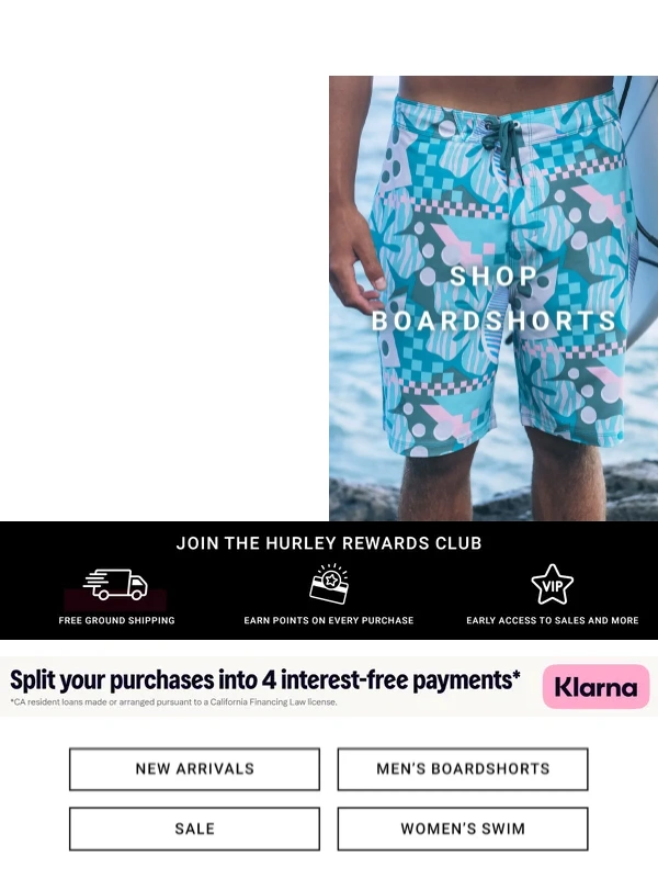 Hurley - LAST CHANCE: Extra 30% off select styles ?