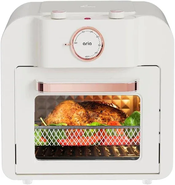 Aria Retro Air Fryer Oven 17 Quart 4-in-1