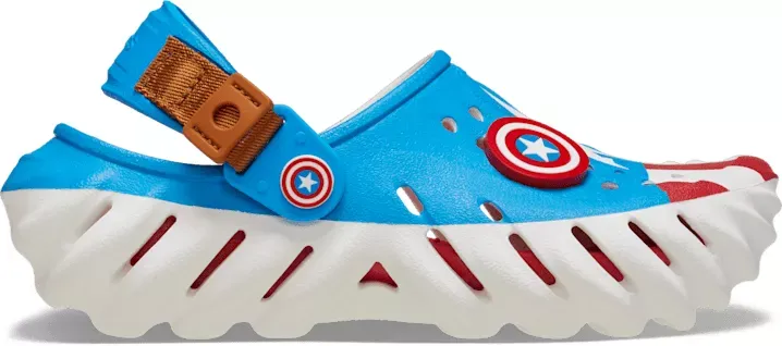 Crocs Kids' Captain America Echo Clog - Size: J5 - Unisex