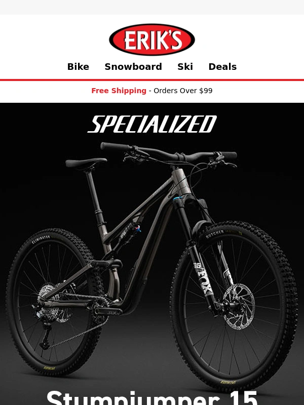 Erik's Bike Shop - NEW: Specialized Stumpjumer 15 Alloy