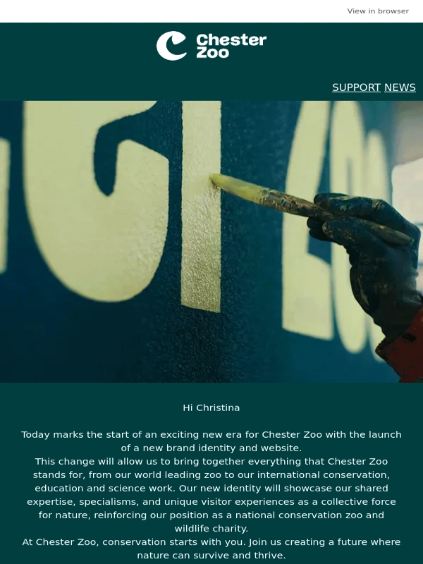 Chester Zoo - The start of an exciting new era ?