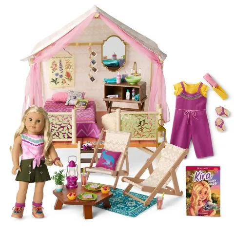 American Girl Kiras™ Doll, Book & Camping Bundle | American Girl
