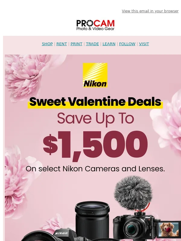 PROCAM - Sweet Valentine’s Savings