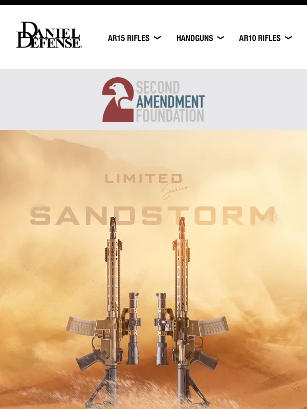Daniel Defense - ENTER TO WIN: The sold-out SANDSTORM Limited Series