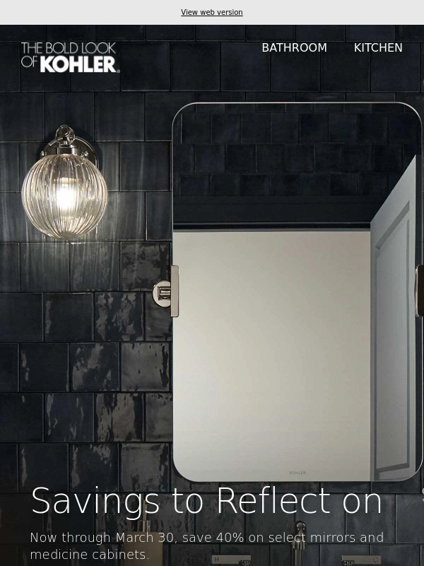 KOHLER - Save on Mirrors and Medicine Cabinets