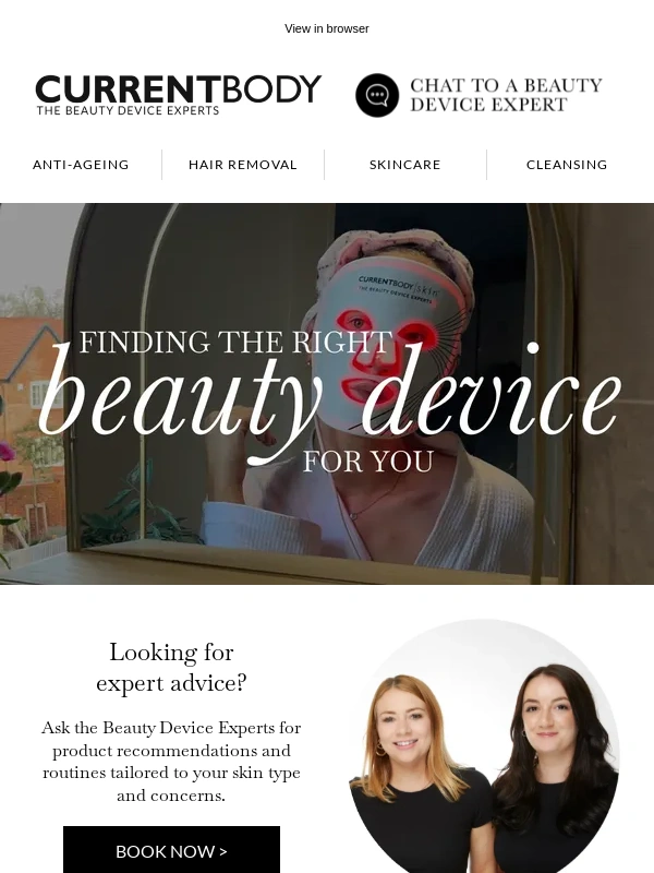 Currentbody - Start your beauty device journey today