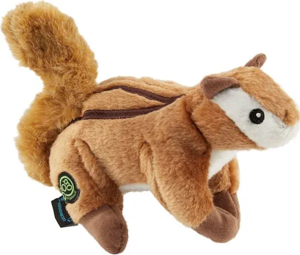 Godog Wildlife Chipmunk Dog Toy