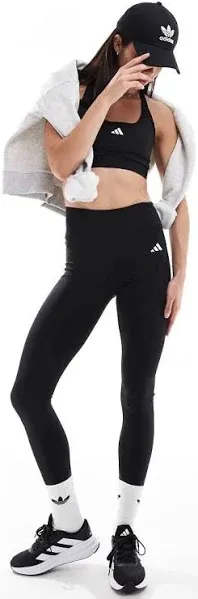 adidas Women's Optime Essentials Stash Pocket Full-Length Leggings