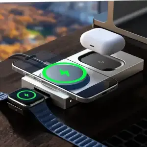 Lisen 3-in-1 15W Magnetic Charging Station
