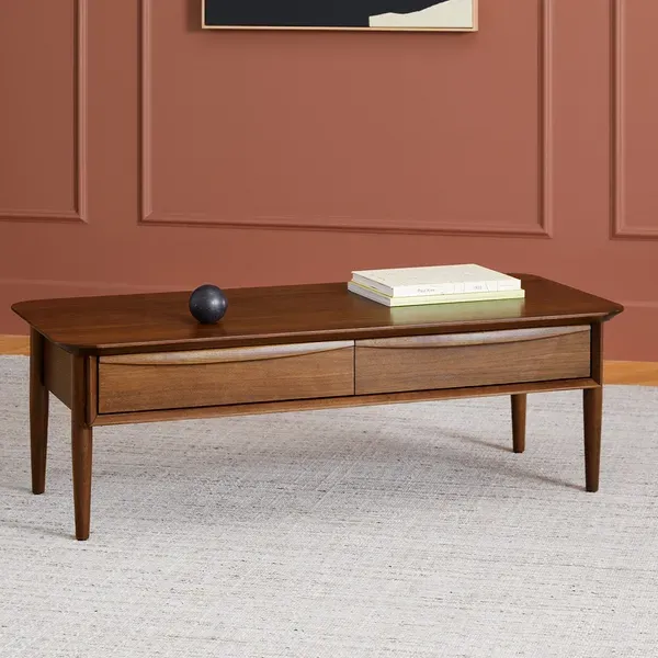 Article Lenia 46 Storage Coffee Table - Walnut