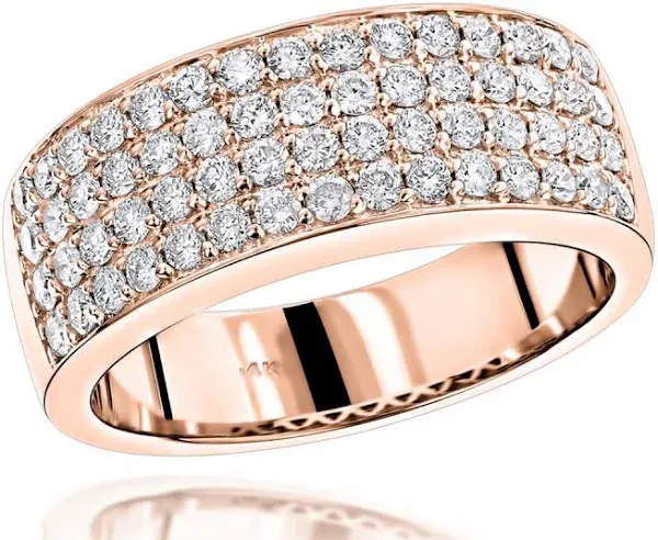 Men's ItsHot 14K Gold Diamond Wedding Ring