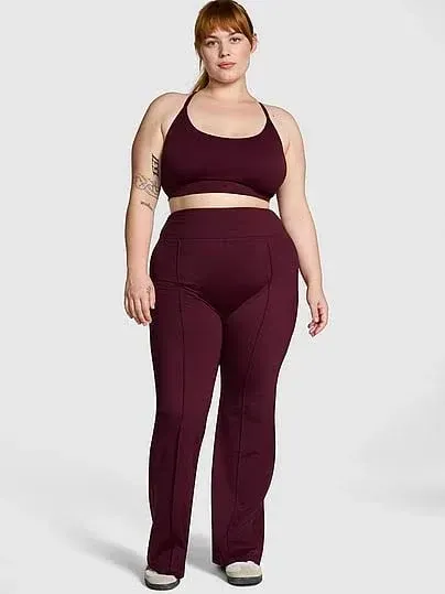 Women's Pink Winter Flare Leggings