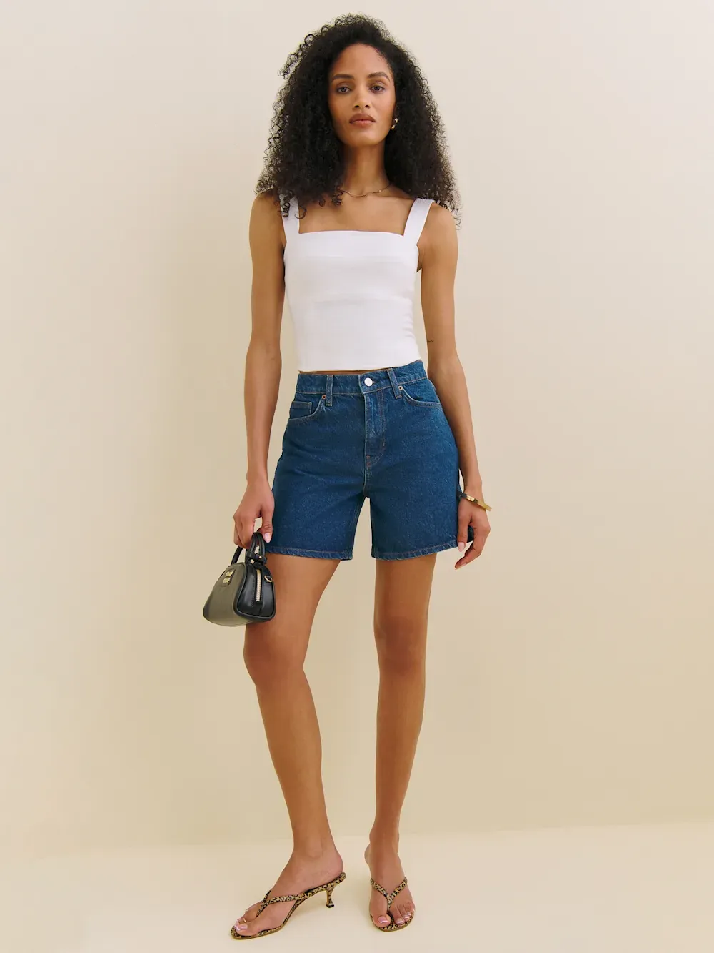 Raye Mid Rise 6 Relaxed Jean Shorts