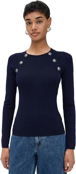 L'AGENCE Women's Gretchen Crewneck Sweater