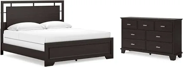 Ashley Covetown Panel Bed Dresser
