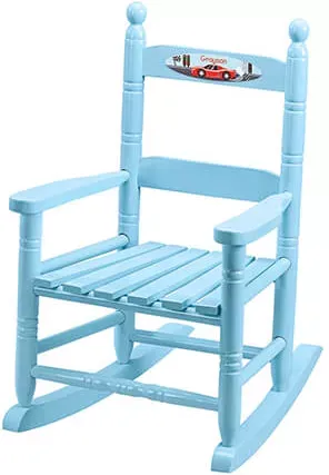 Miles Kimball Personalized Racecar Children's Rocking Chair