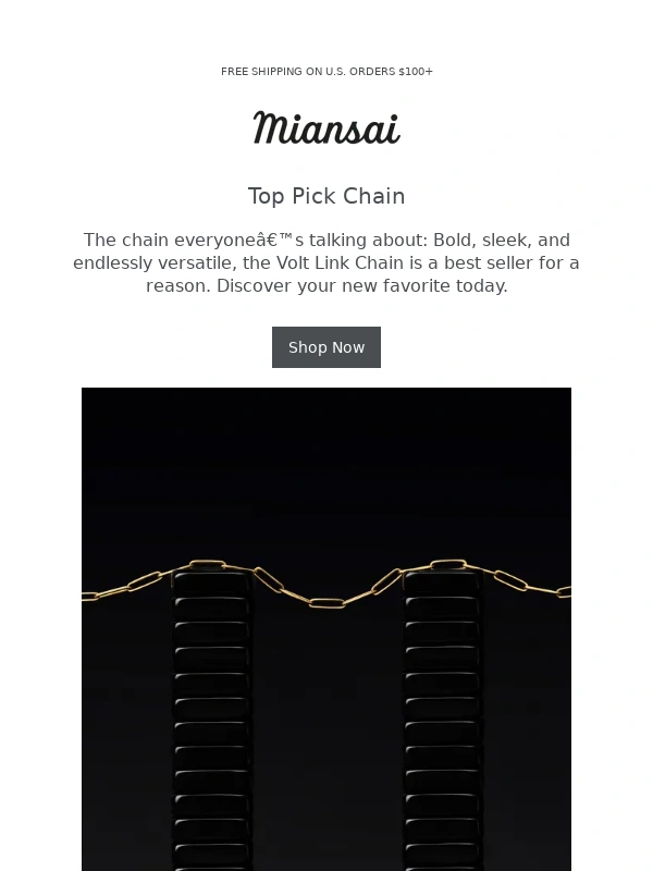 MIANSAI - Everyone’s Obsessed With The Volt Link Chain