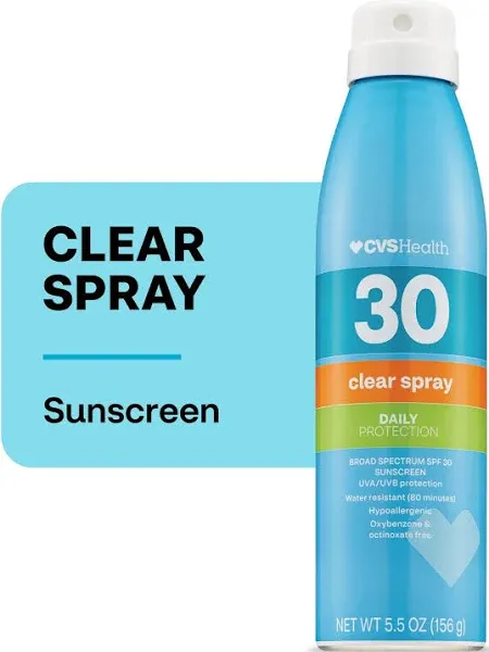 CVS Health Clear Broad Spectrum Sunscreen Spray