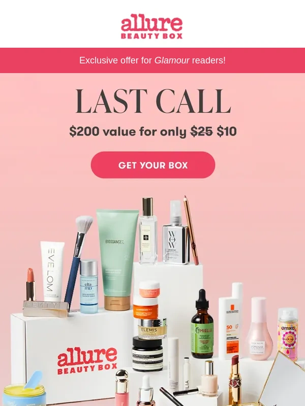 Allure Beauty Box - Last Chance! This $10 Beauty Box is Worth $200