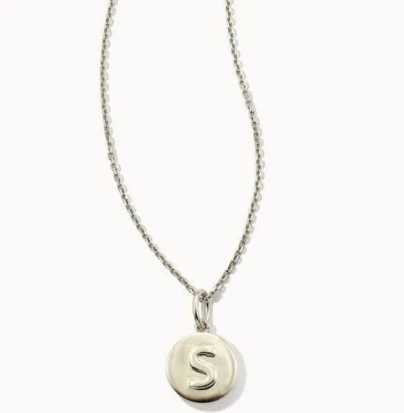 Kendra Scott Letter Coin Charm Necklace