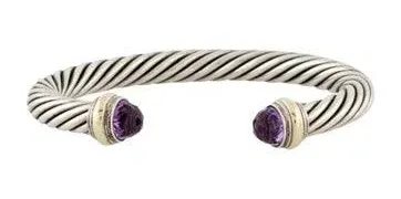 David Yurman 7mm Cable Bracelet and 14K Gold