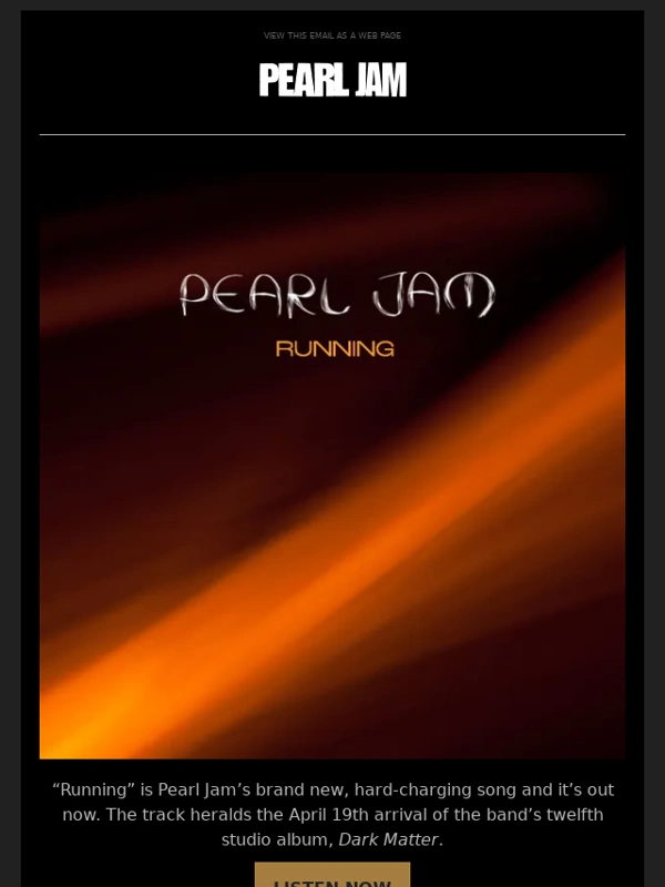 Pearl Jam - One Night Only: The Dark Matter Global Experience