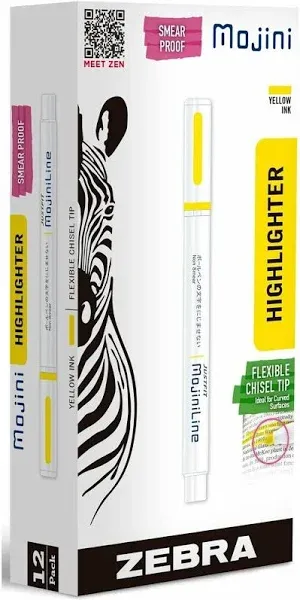 Zebra Pen Mojini Single Ended Highlighters
