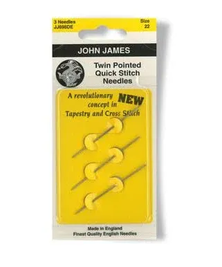 Colonial Needle Twin Pointed Quick Stitch Tapestry Hand Needles