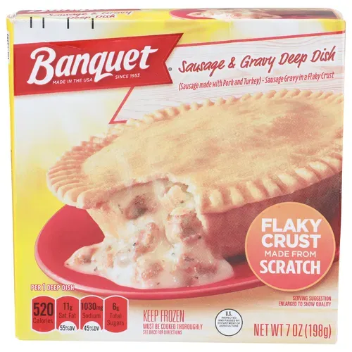 Banquet Deep Dish Sausage & Gravy 7 oz