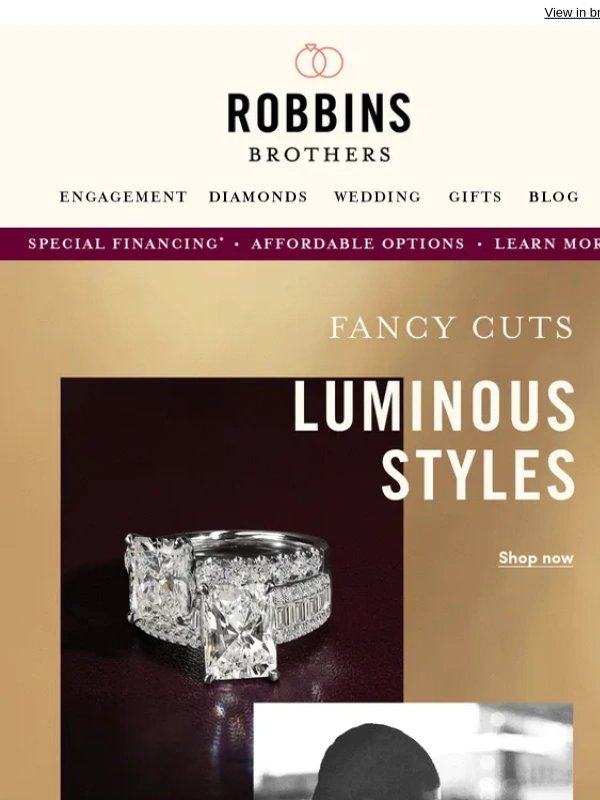 Robbins Brothers - Rings that sparkle brighter than the season