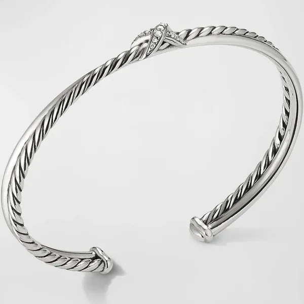 David Yurman Women's Cable Bracelet with Diamonds