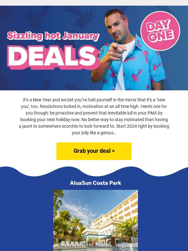 On The Beach - HURRY! Our January deals event starts NOW