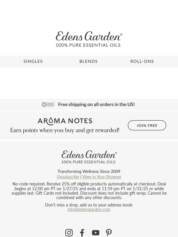 Edens Garden - Sleep Better,Feel Better With 25% Off Sitewide