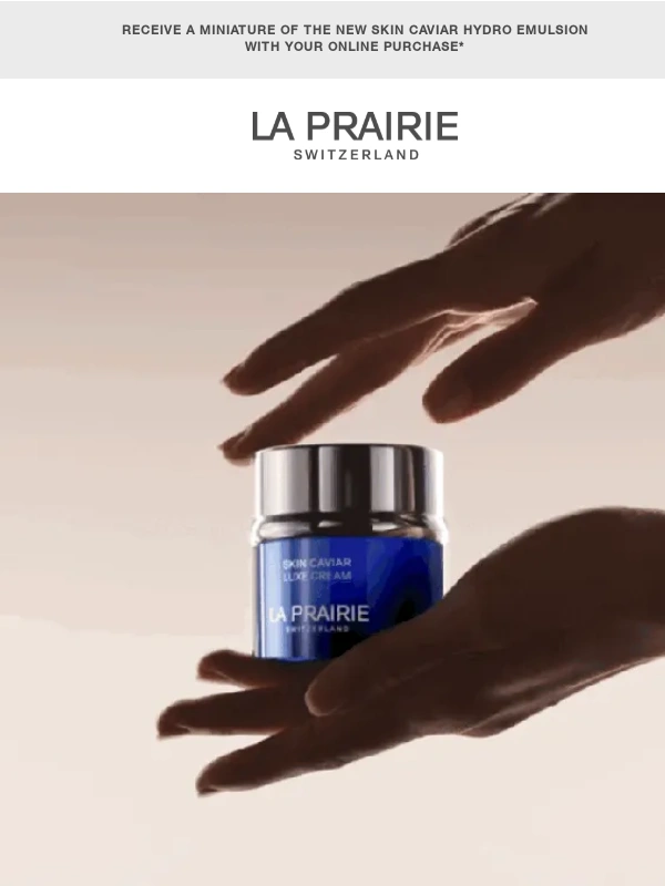 La Prairie - Meet your hydration heroes for radiant skin