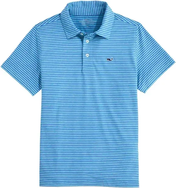 Vineyard Vines Boys' Bradley Stripe Sankaty Polo