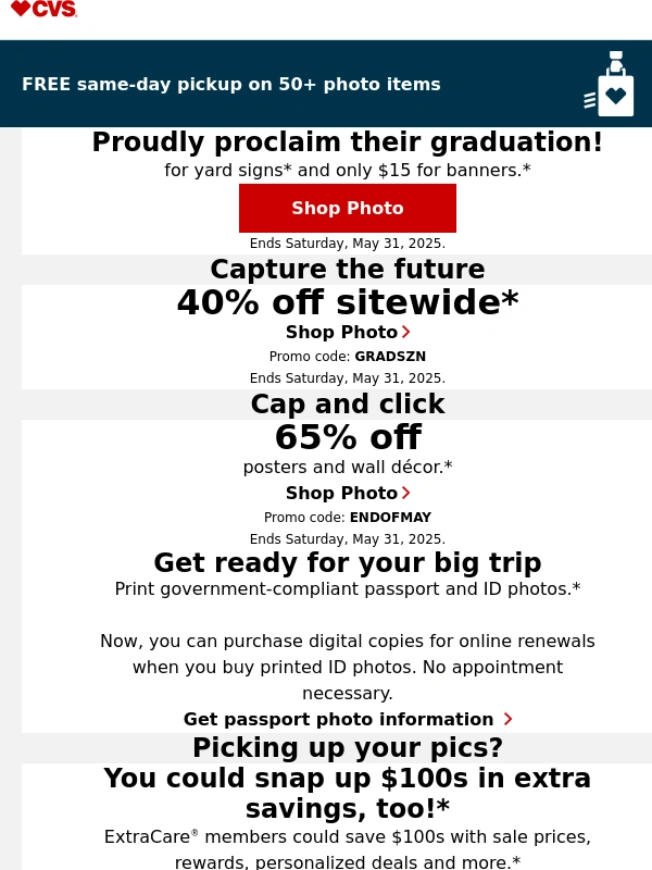 CVS - Diploma to Décor: Get Your Graduation Photo Offers!