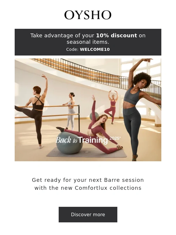Oysho - Comfortlux tops and leggings