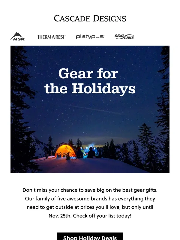 MSR - Final Hours: Don't Miss These Gear Deals!