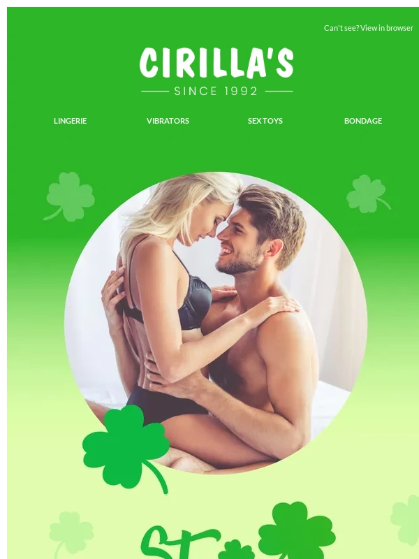 Cirilla's - Celebrate St. Day! 30% Off Site wide!