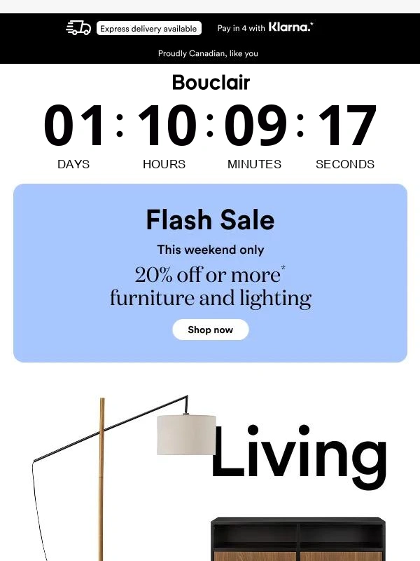 Bouclair - Hurry,2 days left!