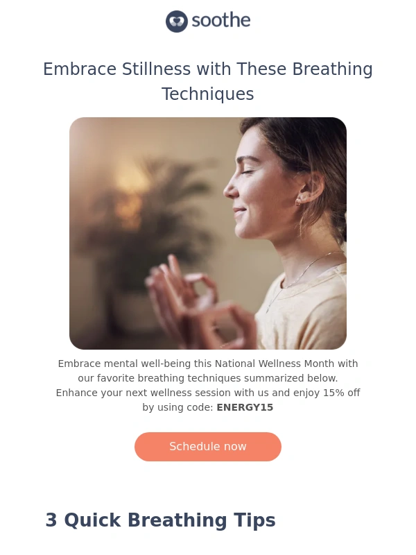 Soothe - Relax and Recharge with Breathing Techniques ⚡️