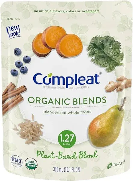 Compleat Organic Blends Plant Blend Oral Supplement / Tube Feeding Formula