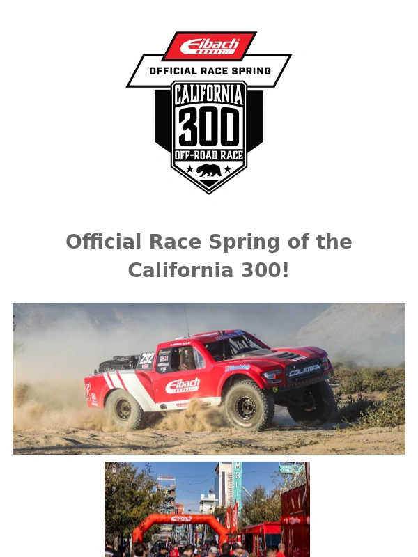 Eibach - Come see us at The California 300!