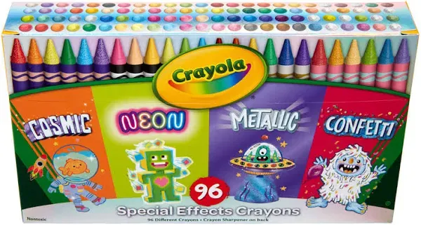 Crayola Special Effects Crayons 96 Count