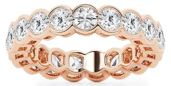 Saks Fifth Avenue Collection 14K Rose Gold Lab-Grown Diamond Eternity Band