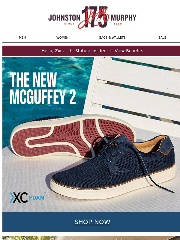 Johnston and Murphy - New Arrivals Worth Celebrating | Shop Up to 60% Off