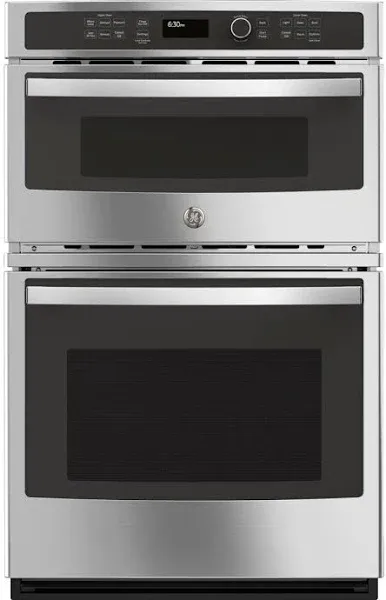 GE 27" Stainless Steel Oven/Microwave Combo Electric Wall Oven