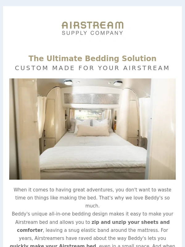 Airstream - ?Flash Sale! Custom Airstream Beddy's Sets