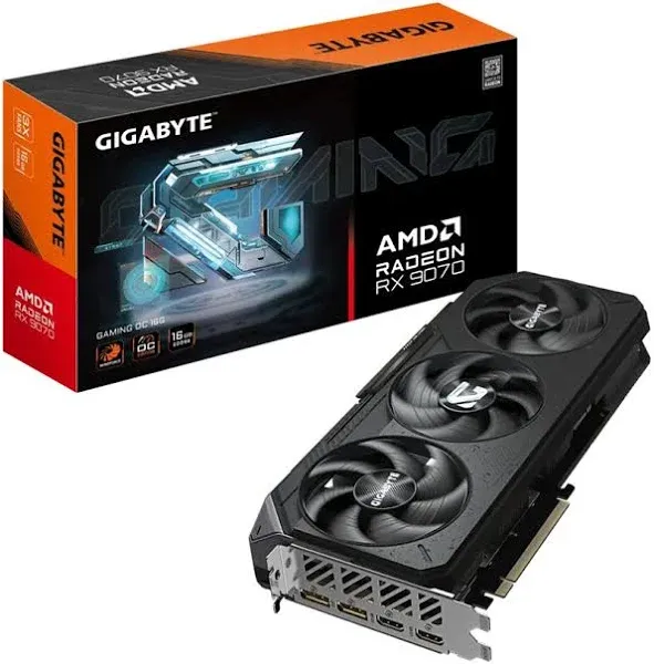 Gigabyte Radeon RX 9070 GAMING OC Graphics Card