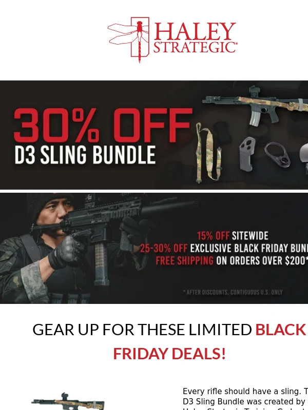 Haley Strategic - 30% OFF SLING BUNDLE